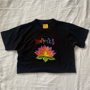 Snakes and Shanti crop top